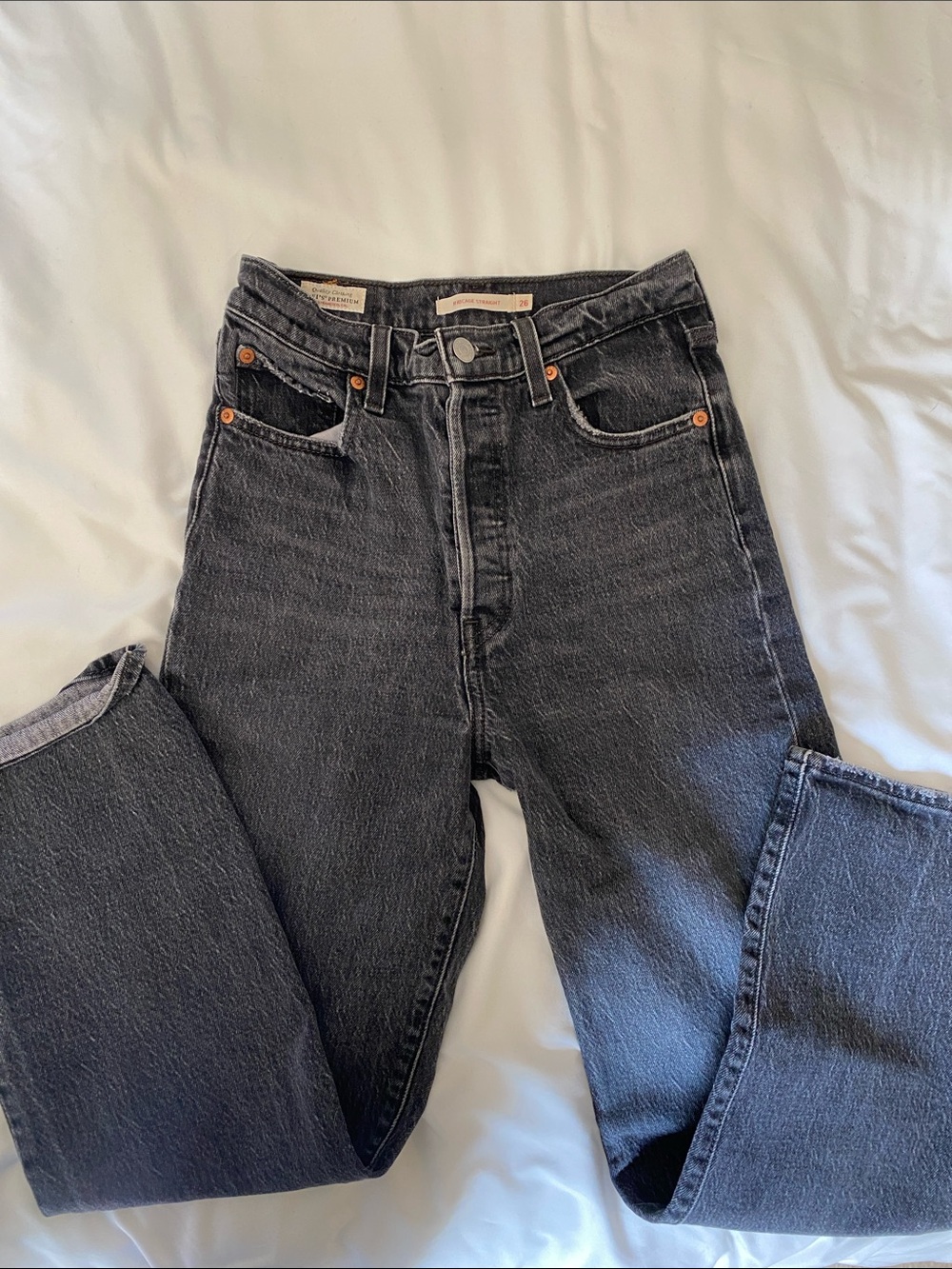 Levi’s ribcage straight denim
